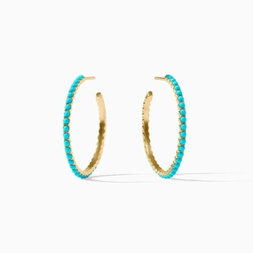 Julie Vos Juliet Hoop - Turquoise