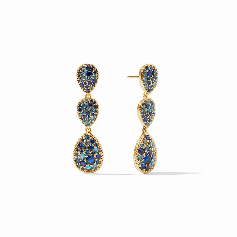Julie Vos Luna Teardrop Tier Earring