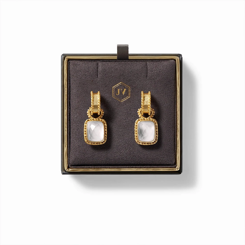 Julie Vos Marbella Hoop & Charm Earring