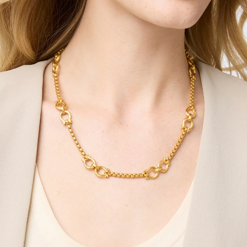 Julie Vos Saratoga Demi Link Necklace