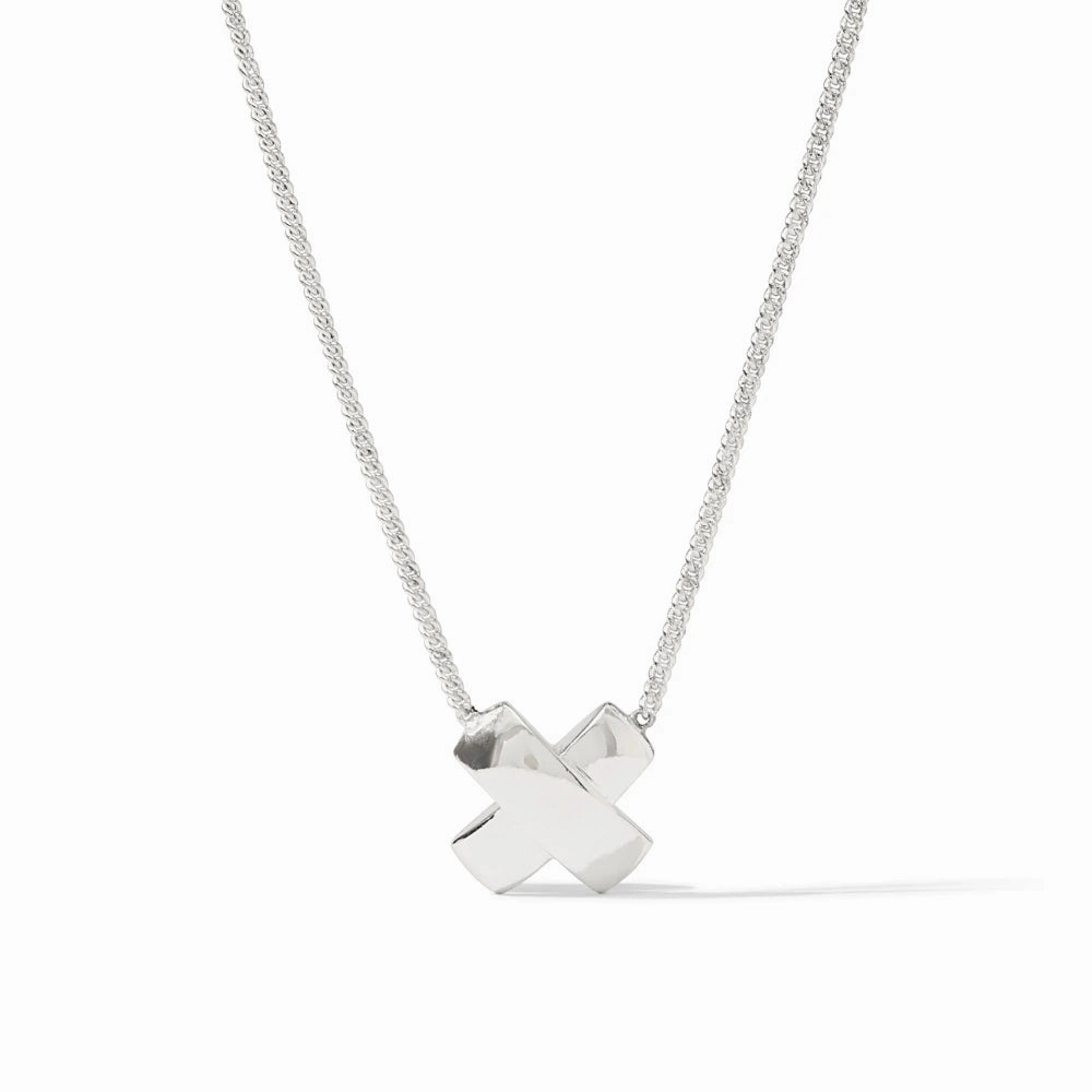 Julie Vos Silver Catalina X Delicate Necklace