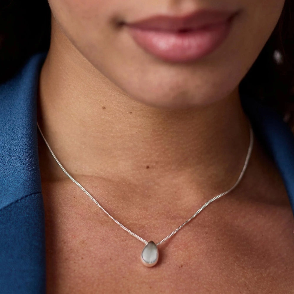 Julie Vos Silver Wave Delicate Necklace