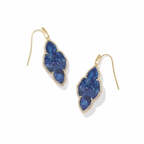 Kendra Scott Abbie Pave Frame Drop Earrings
