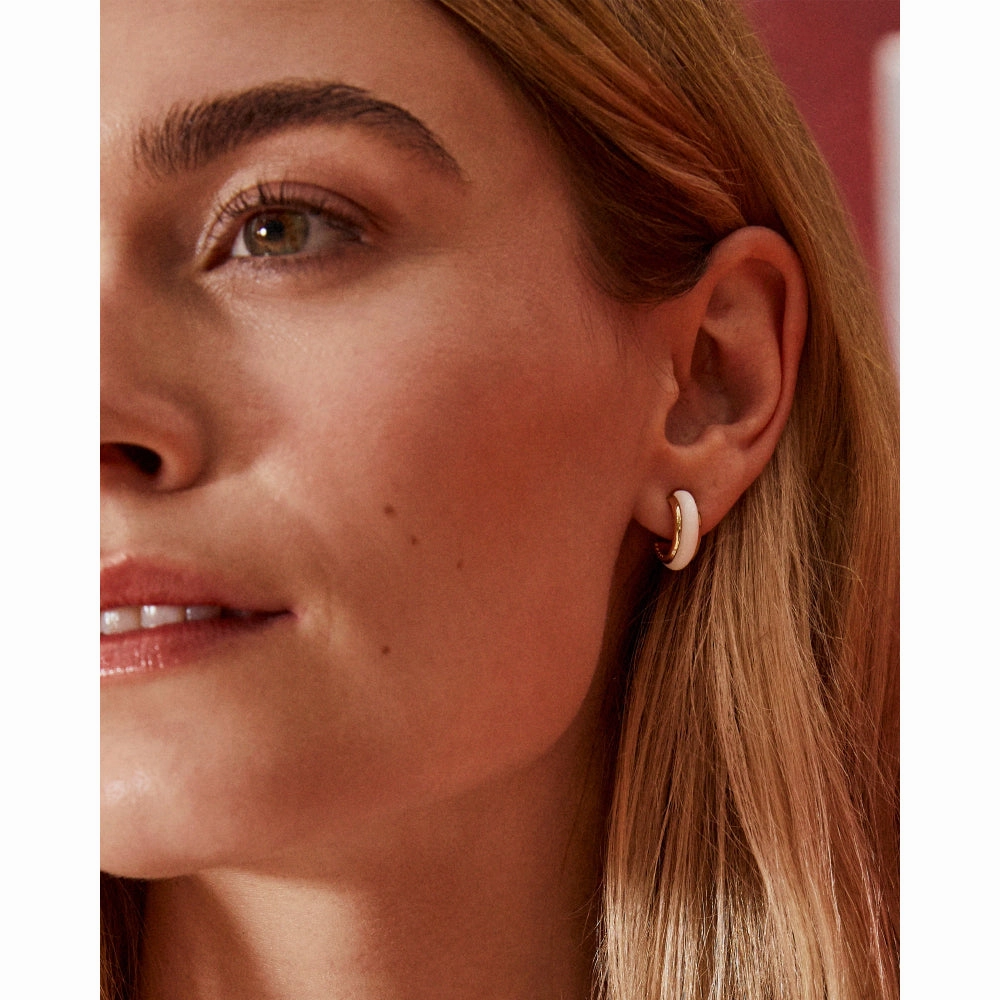 Kendra Scott Ainsley Gold Huggie Earrings