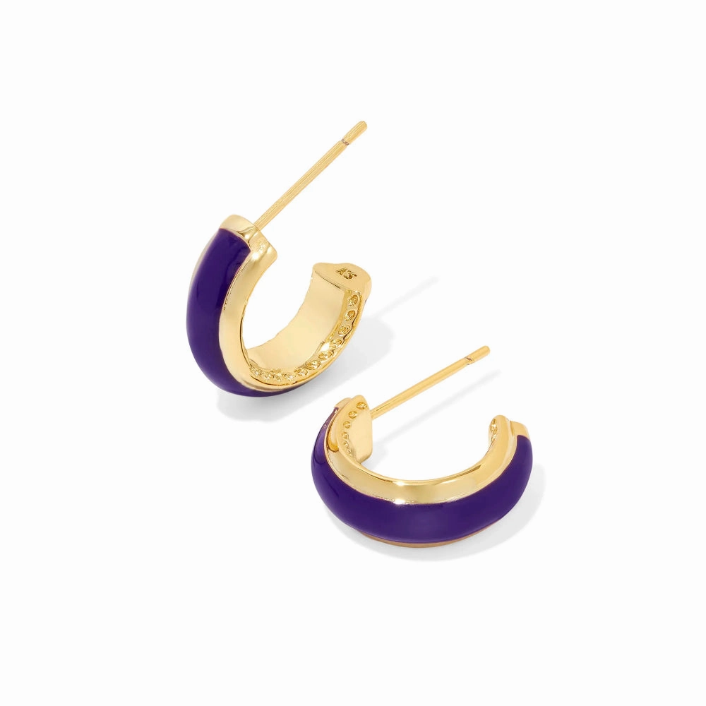 Kendra Scott Ainsley Gold Huggie Earrings