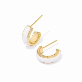 Kendra Scott Ainsley Gold Huggie Earrings