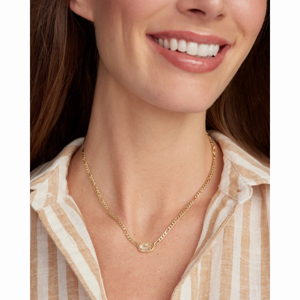 Kendra Scott Elisa Figaro Chain Short Pendant Necklace