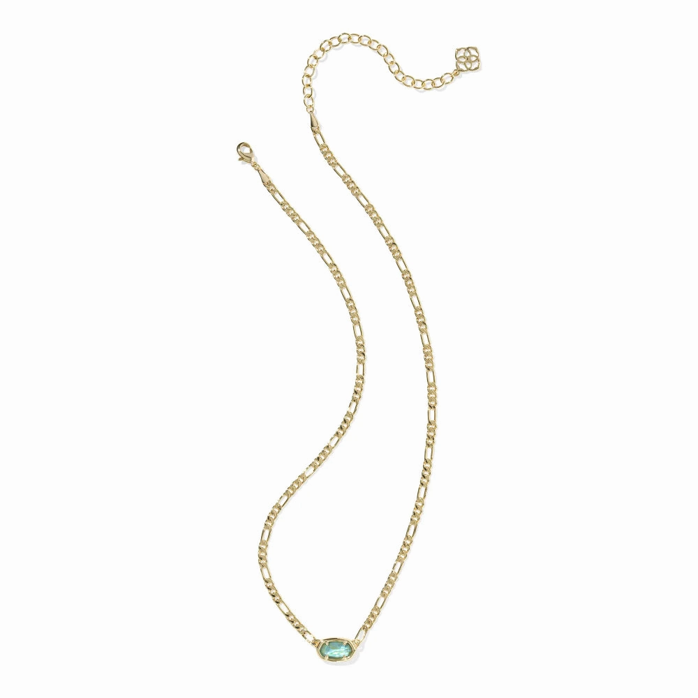 Kendra Scott Elisa Figaro Chain Short Pendant Necklace