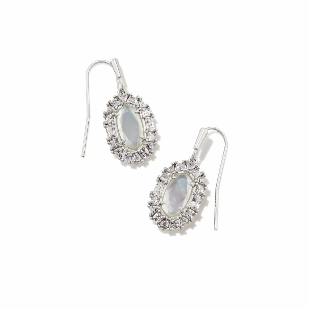 Kendra Scott Lee Crystal Frame Drop Earrings
