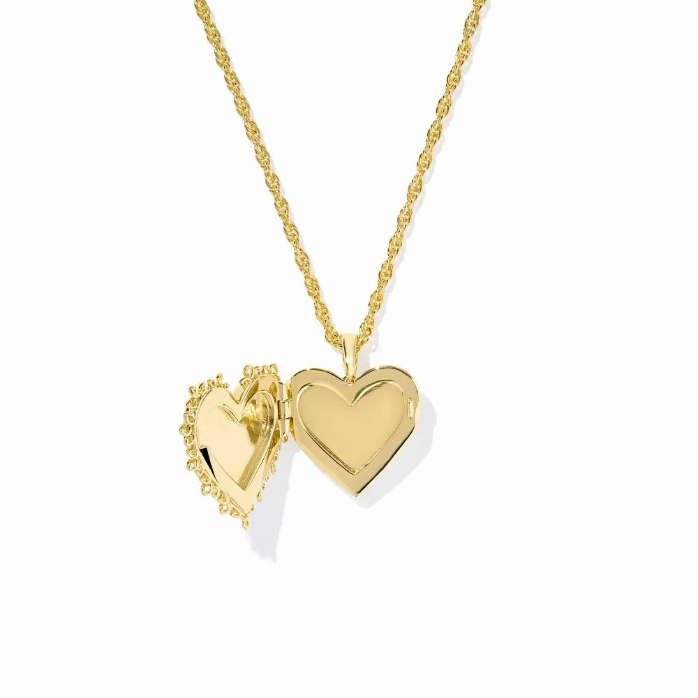 Kendra Scott Mallory Rose Locket Short Pendant Necklace