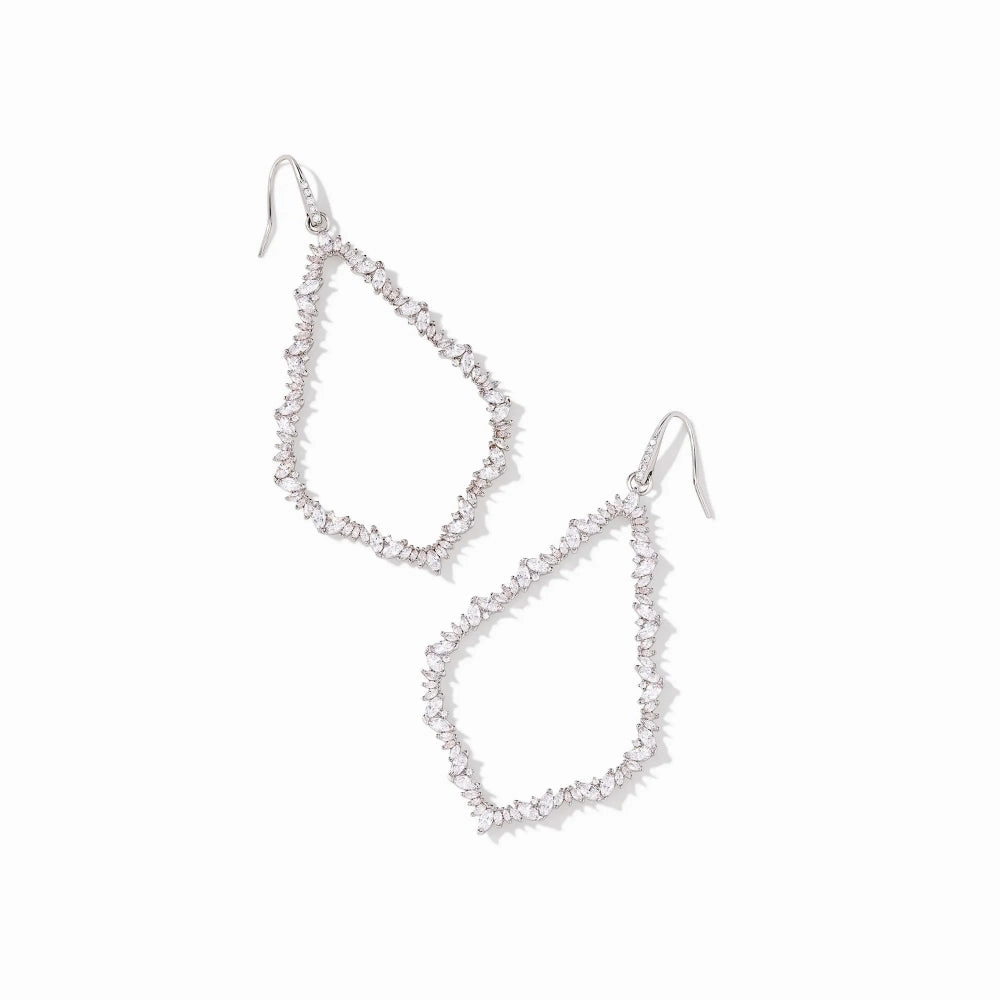 Kendra Scott Sophee Crystal Open Frame Earrings