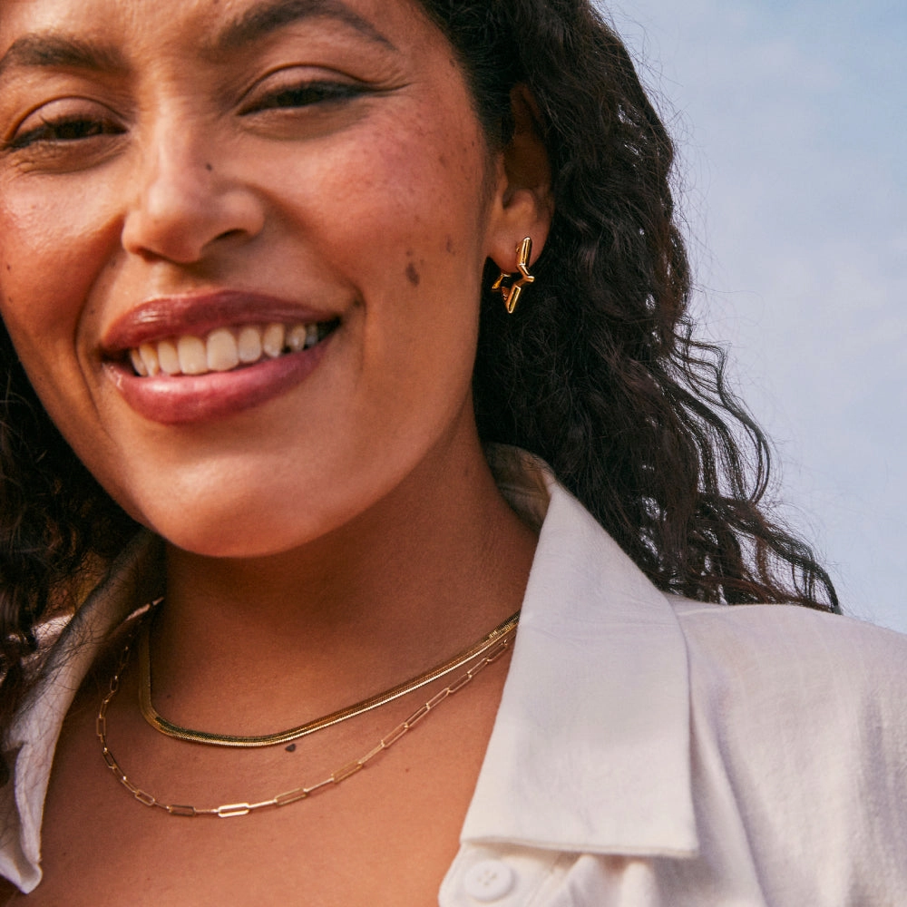 Kendra Scott Star Huggie Earrings