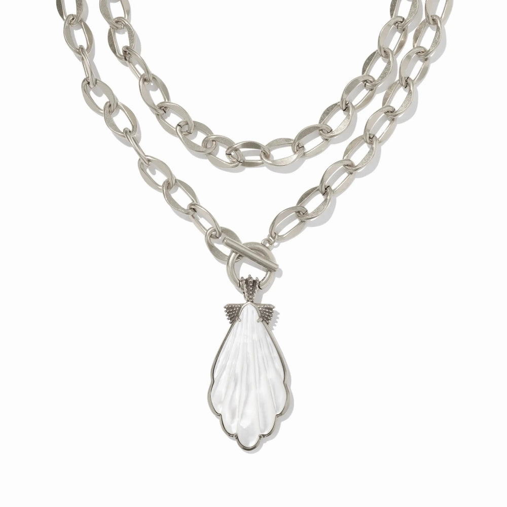 Kendra Scott Vintage Silver Alexa Statement Necklace