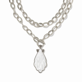 Kendra Scott Vintage Silver Alexa Statement Necklace