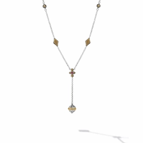 Konstantino Dome Corundum Lariat Necklace