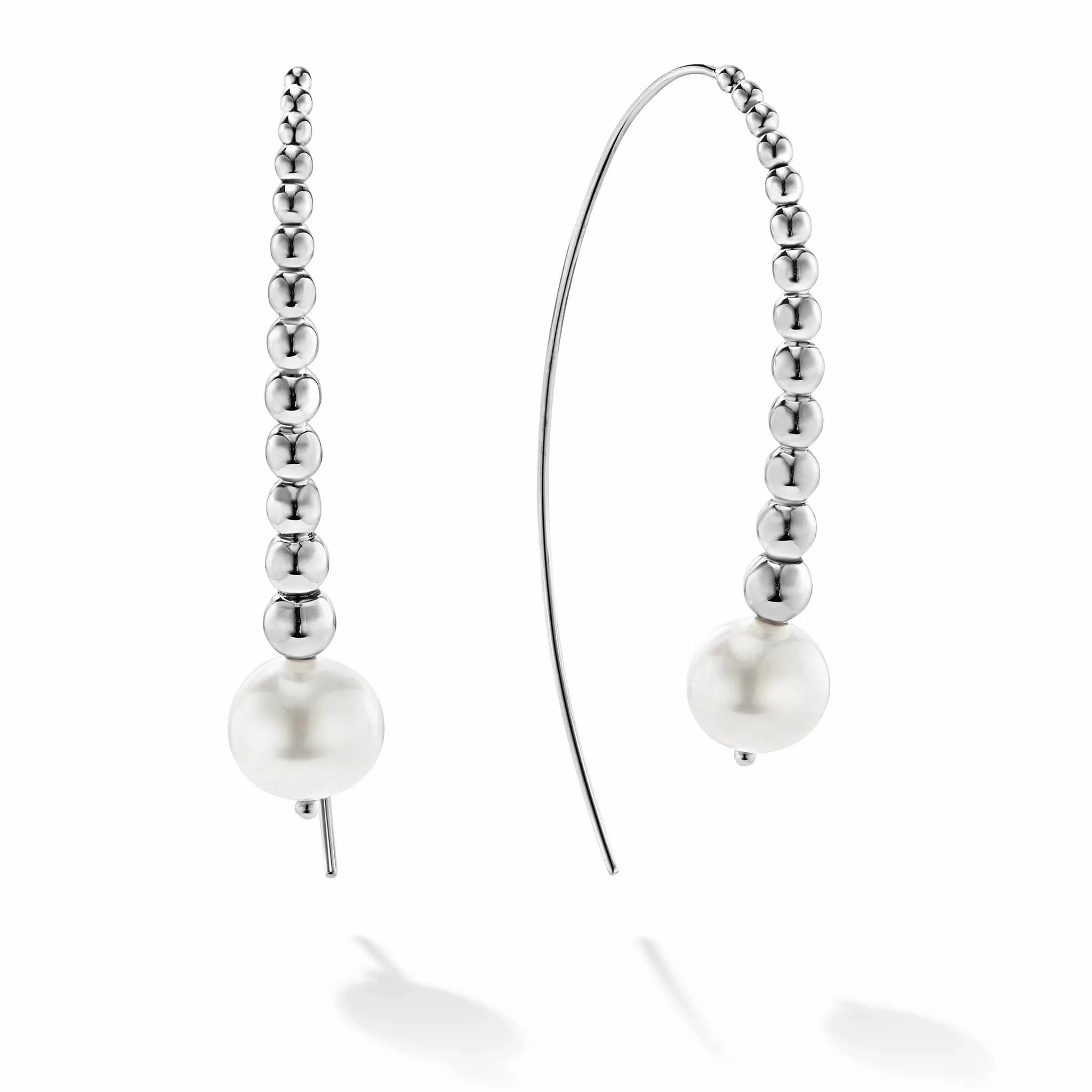 Lagos Luna Graduated Bead Pearl Earrings