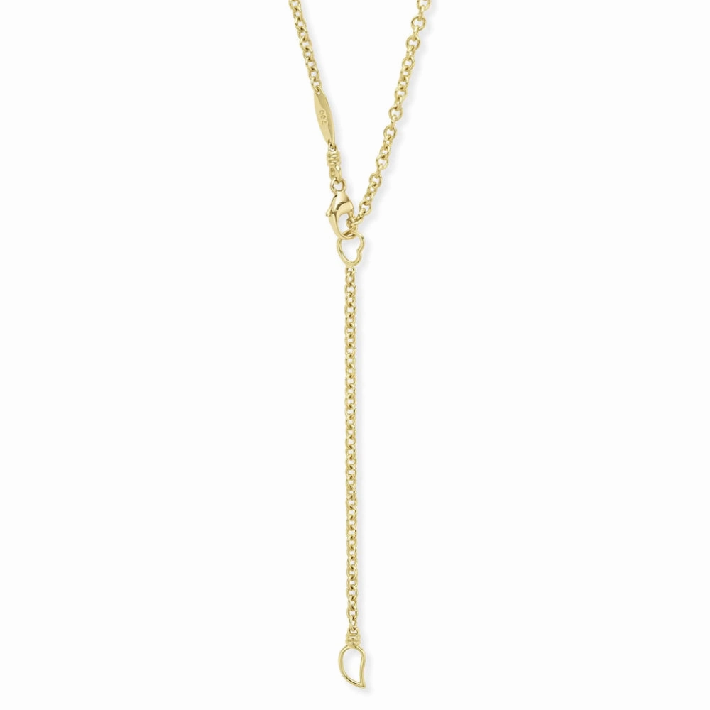 Lagos Meridian 18k Gold Circle Pendant Necklace