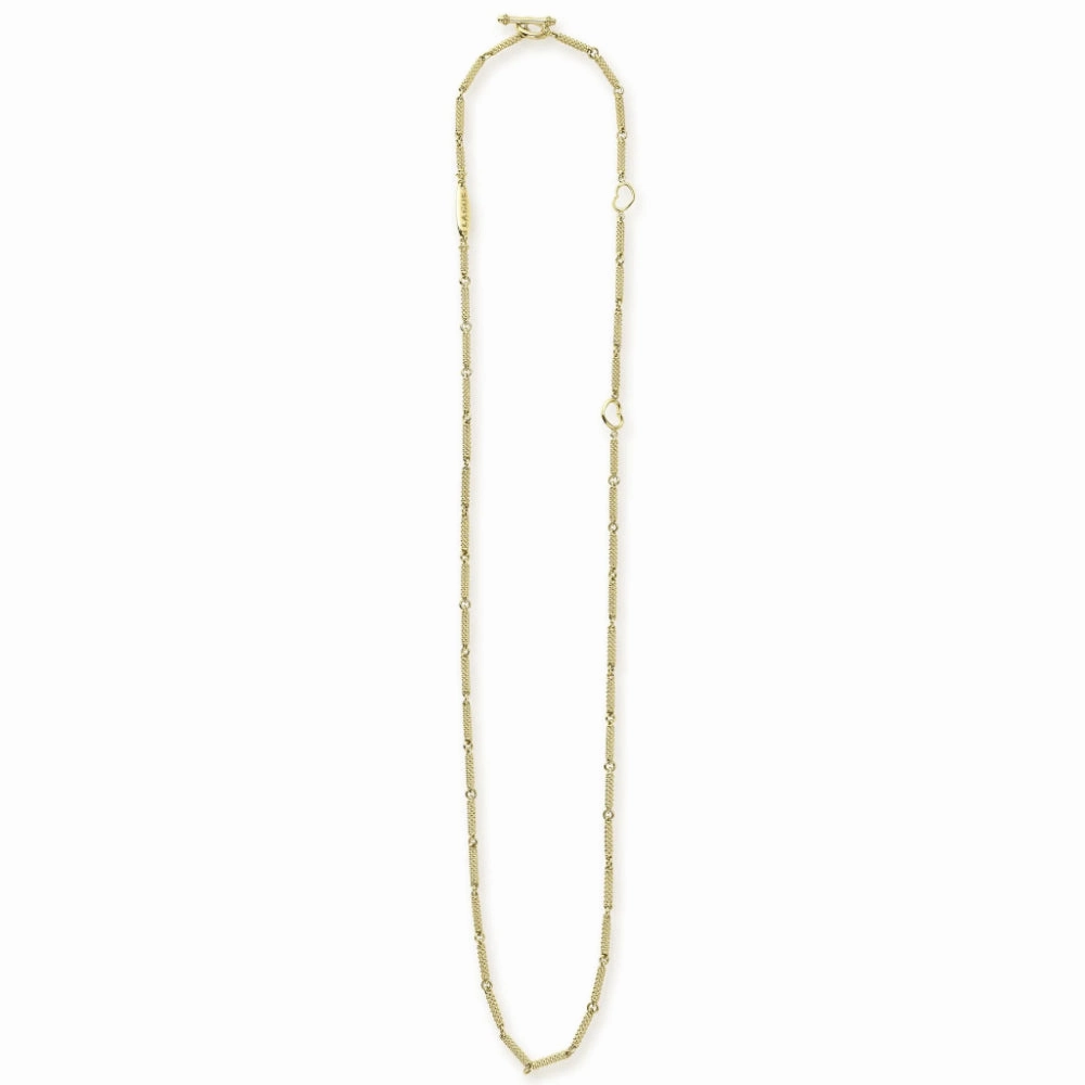 Lagos Signature Caviar 18k Gold Superfine Caviar Link Necklace