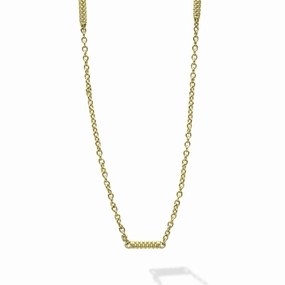 Lagos Superfine Caviar 5 Station Chain Necklace