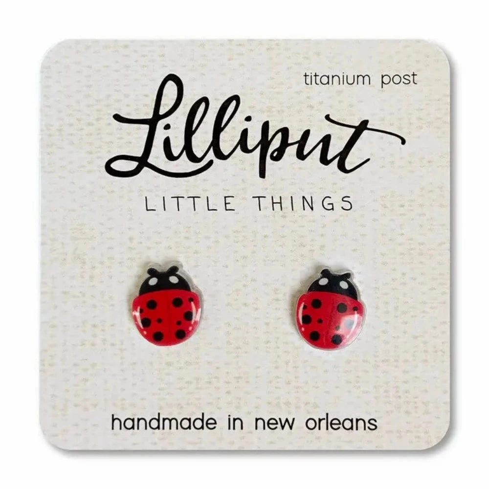 Lilliput Little Things Ladybug Earrings