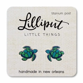 Lilliput Little Things Sea Turtle Earrings