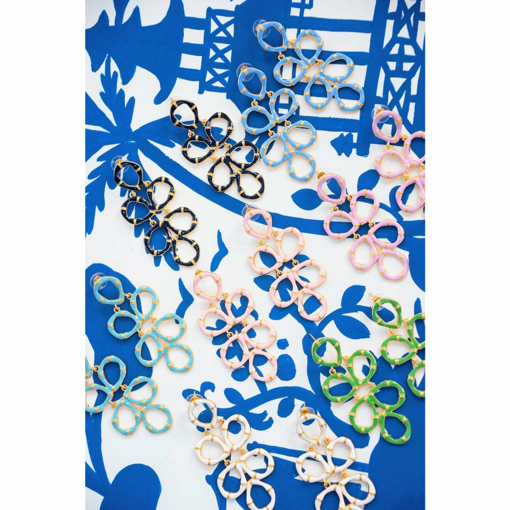 Lisi Lerch Ginger Bamboo Enamel Earrings