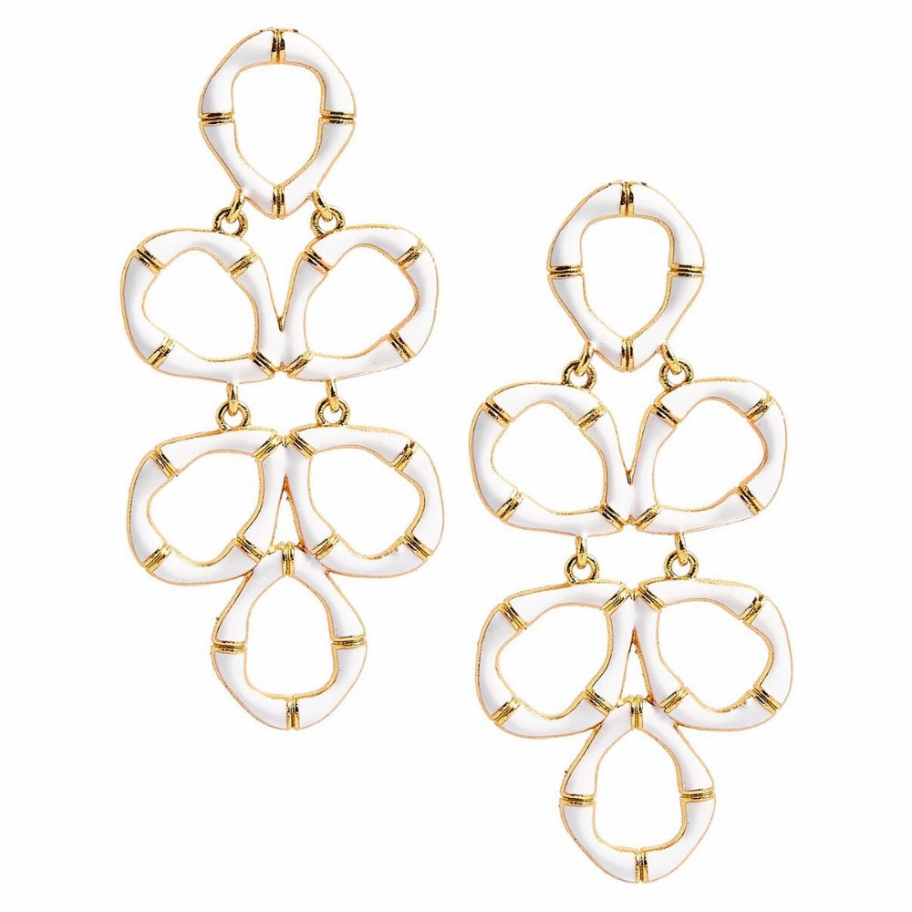 Lisi Lerch Ginger Bamboo Enamel Earrings