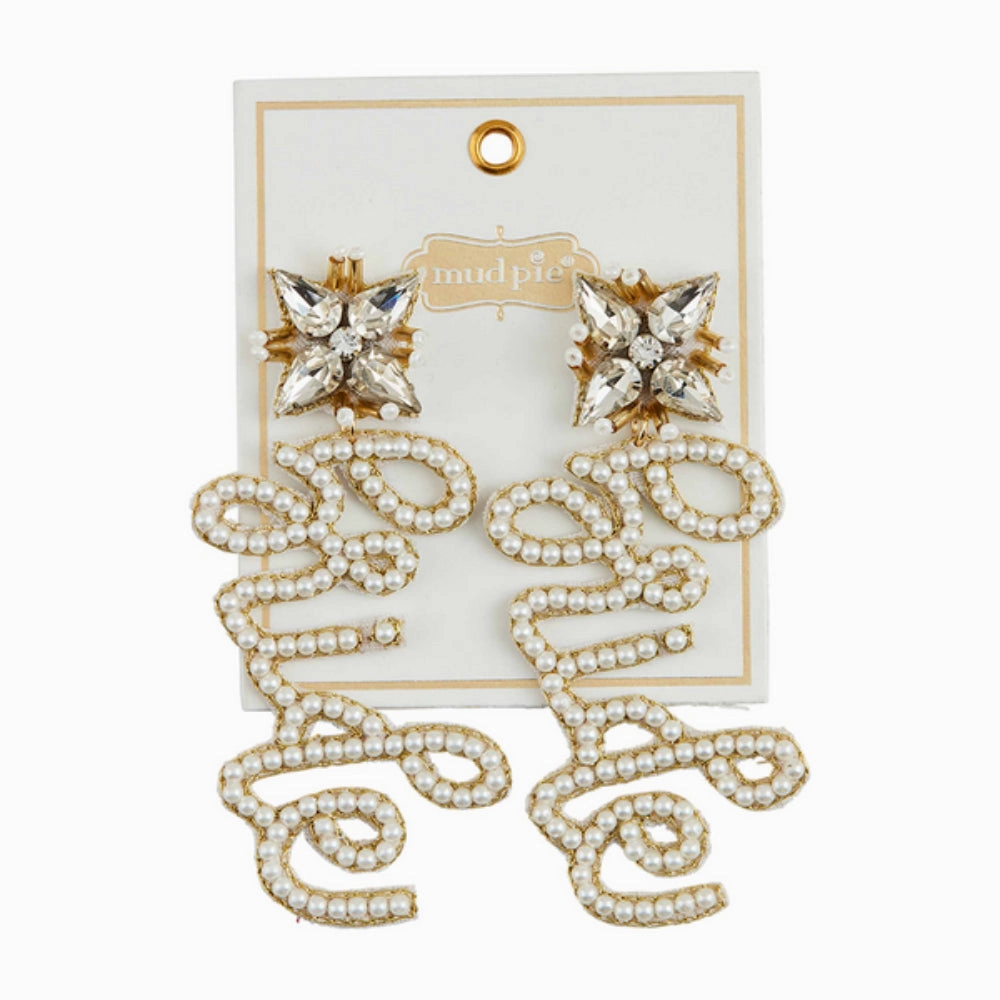 Mud Pie Bridal Earrings