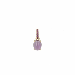 Rachel Reid 14k Gold Amethyst Charm
