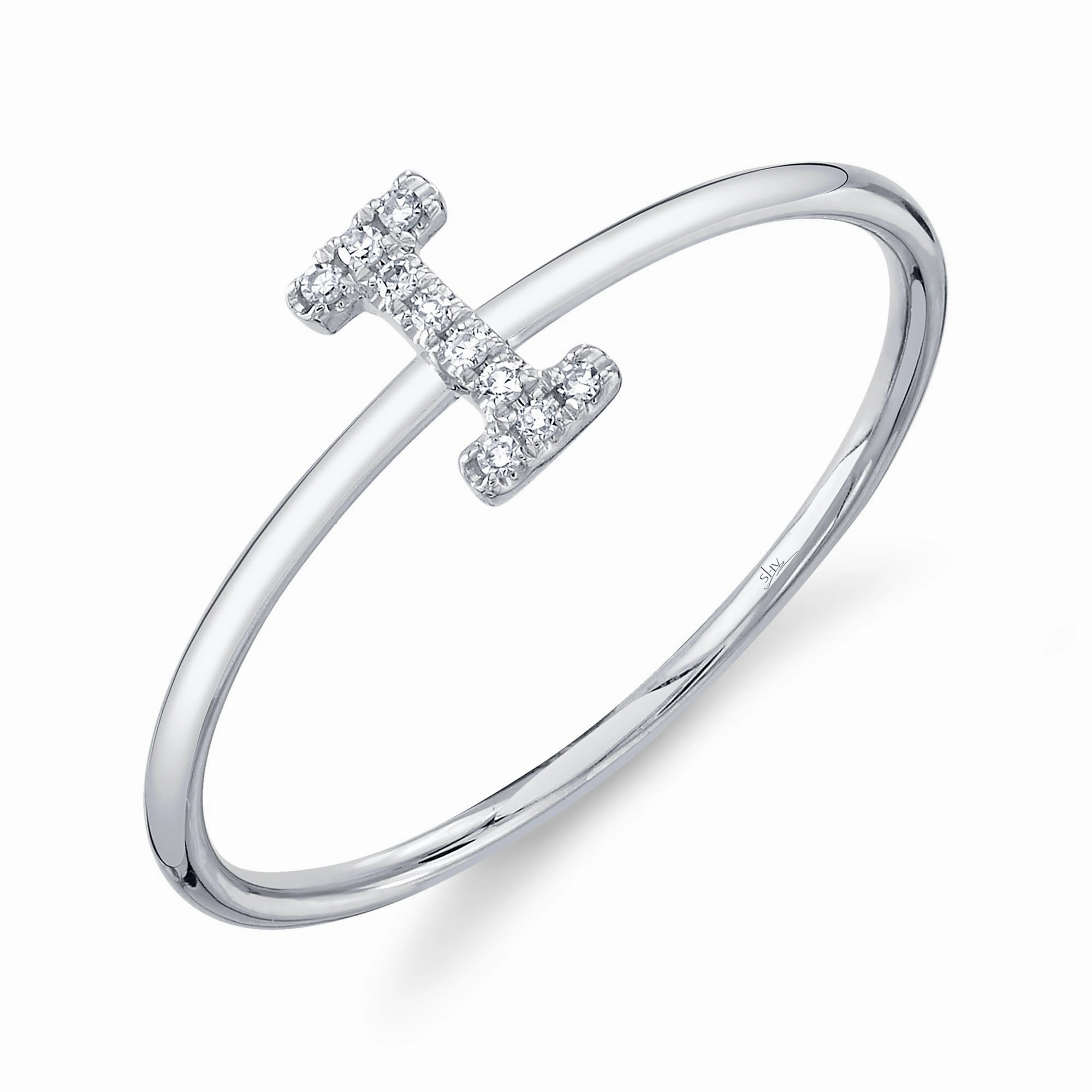 Shy Creation 0.03Ct Diamond Ring - Initial I SC55005347-I