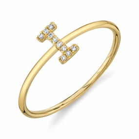 Shy Creation 0.03Ct Diamond Ring - Initial I SC55005348-I