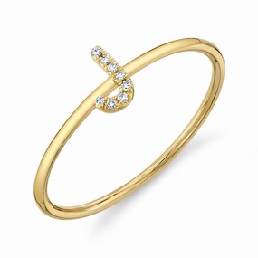 Shy Creation 0.03Ct Diamond Ring - Initial J SC55005348-J