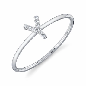 Shy Creation 0.03Ct Diamond Ring - Initial Y SC55005347-Y
