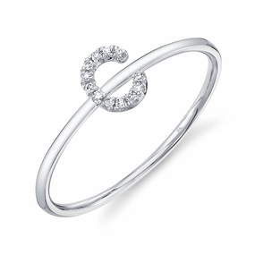 Shy Creation 0.04Ct Diamond Ring - Initial C SC55005347-C