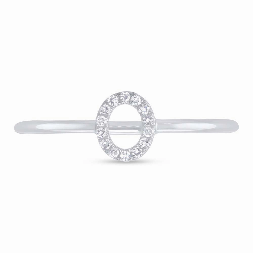 Shy Creation 0.04Ct Diamond Ring - Initial O SC55005347-O