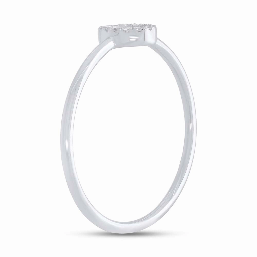 Shy Creation 0.04Ct Diamond Ring - Initial O SC55005347-O