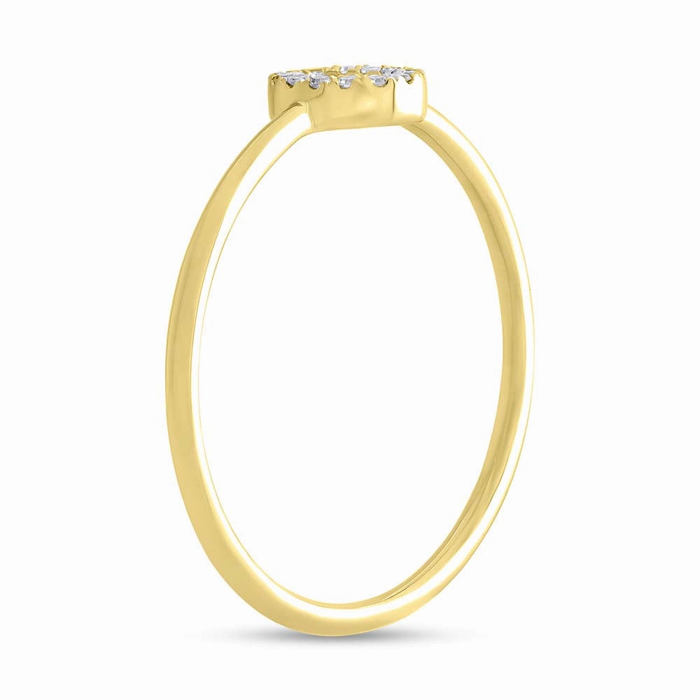 Shy Creation 0.04Ct Diamond Ring - Initial O SC55005348-O