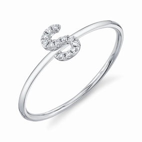 Shy Creation 0.04Ct Diamond Ring - Initial S SC55005347-S
