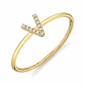 Shy Creation 0.04Ct Diamond Ring - Initial V SC55005348-V