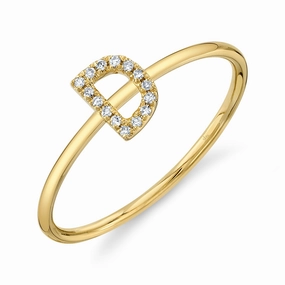 Shy Creation 0.05Ct Diamond Ring - Initial D SC55005348-D