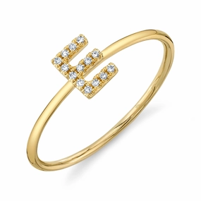 Shy Creation 0.05Ct Diamond Ring - Initial E SC55005348-E