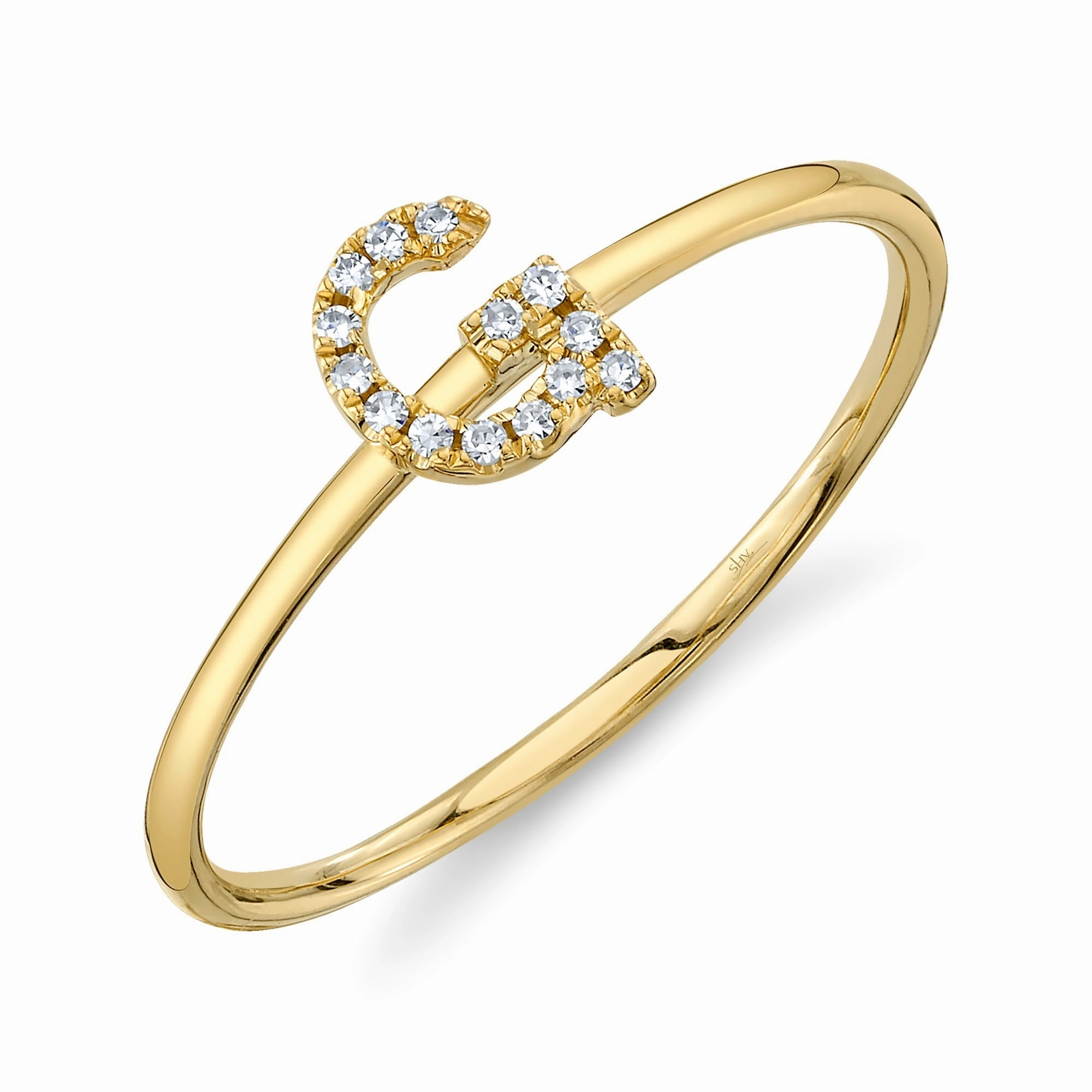 Shy Creation 0.05Ct Diamond Ring - Initial G SC55005348-G