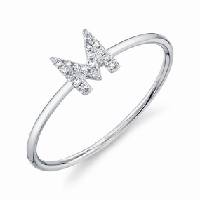 Shy Creation 0.05Ct Diamond Ring - Initial M SC55005347-M