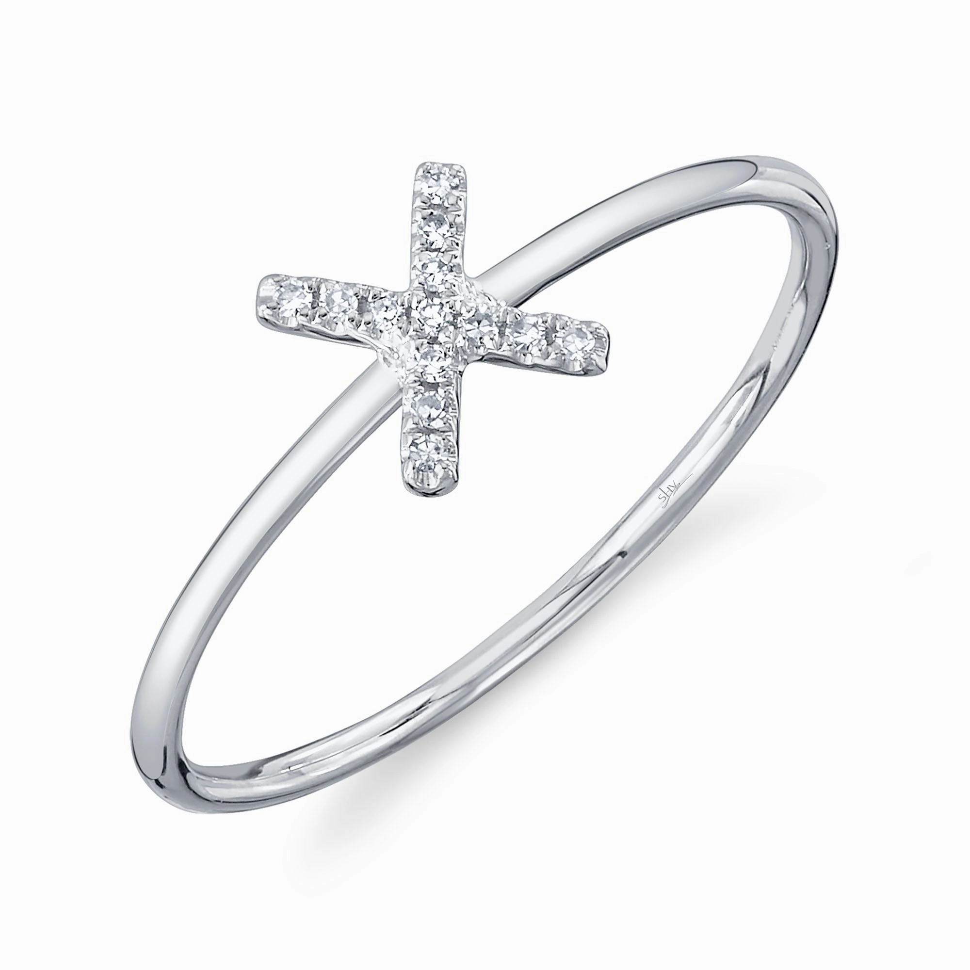 Shy Creation 0.05Ct Diamond Ring - Initial X SC55005347-X