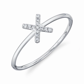 Shy Creation 0.05Ct Diamond Ring - Initial X SC55005347-X