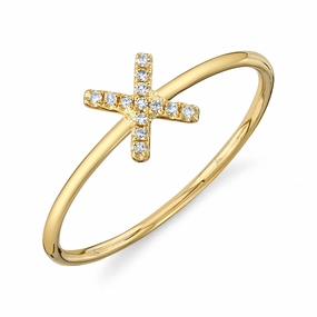 Shy Creation 0.05Ct Diamond Ring - Initial X SC55005348-X