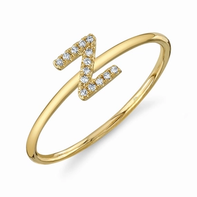 Shy Creation 0.05Ct Diamond Ring - Initial Z SC55005348-Z