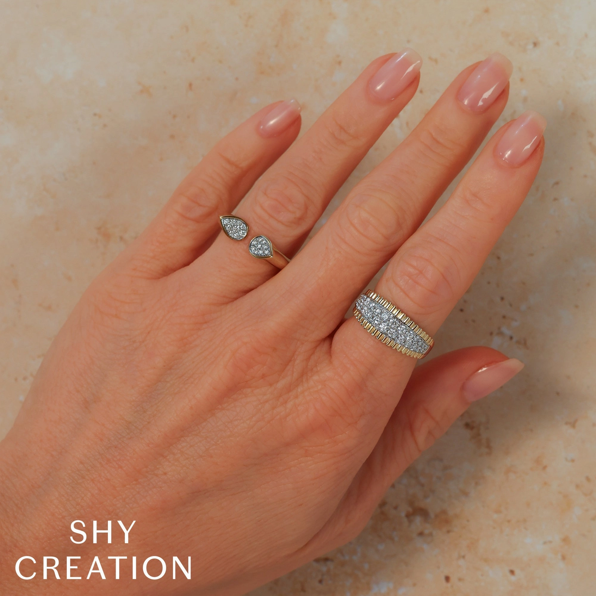 Shy Creation 0.19Ct Diamond Ring SC22009905