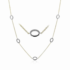 Simon G. 18k Gold Necklace with Diamonds