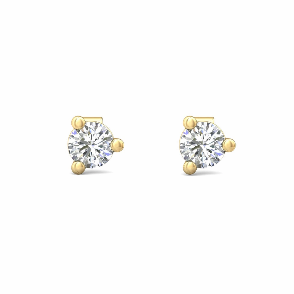 Smyth Diamond Classics 18k Gold Diamond Stud Earrings